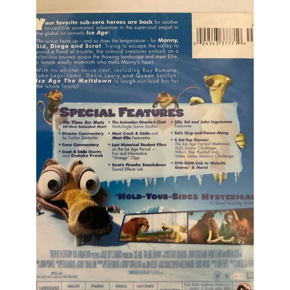 Ice Age DVD Bundle Lot Of 3 The Meltdown, Dawn Of The Dinosaurs DVD - VERY GOOD - Picture 7 of 12